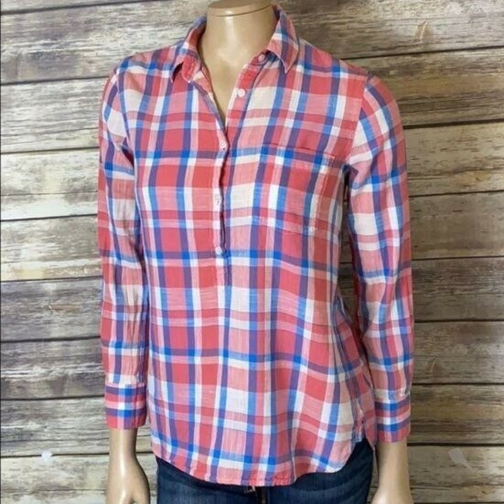 J. Crew•Popover Blouse•Size XS